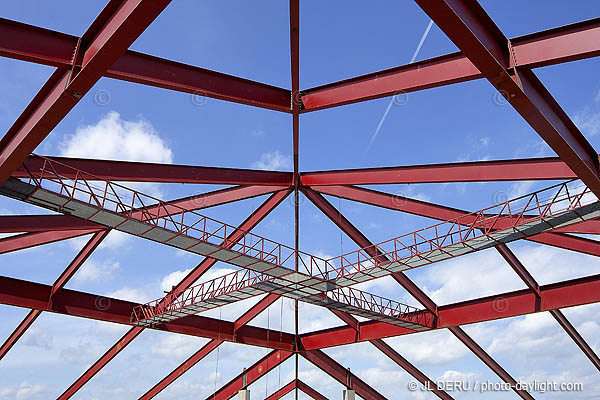 Country Hall de Lige - charpente mtallique

Liege Country Hall - steelframe